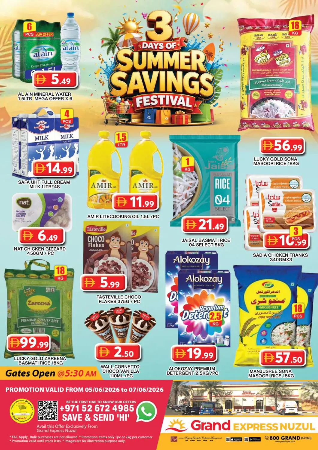 UAE - Dubai Grand Hyper Market offers in D4D Online. Grand Express Nuzul. . Till 7th June