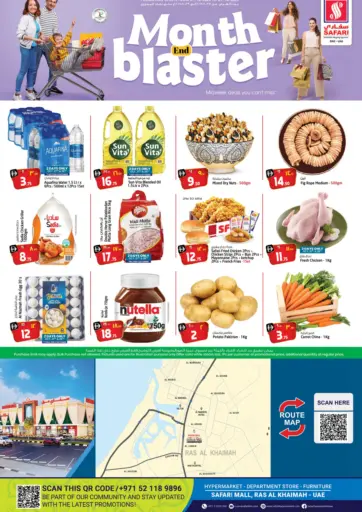 SAFARI HYPERMARKET  - Month End Blaster in UAE Offers - United Arab Emirates Month End Blaster