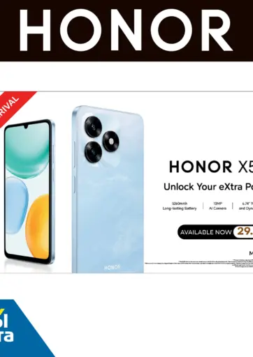 eXtra - Honor X5c Unlock Your Extra Power in Bahrain Honor X5c Unlock Your Extra Power