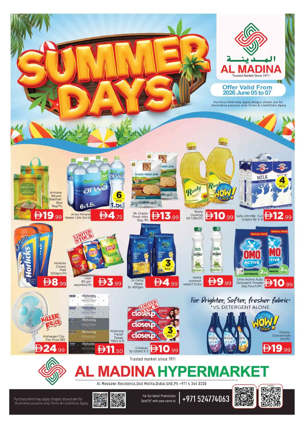 UAE - Dubai AL MADINA (Dubai) offers in D4D Online. Oud Metha ,Dubai. . Till 7th June