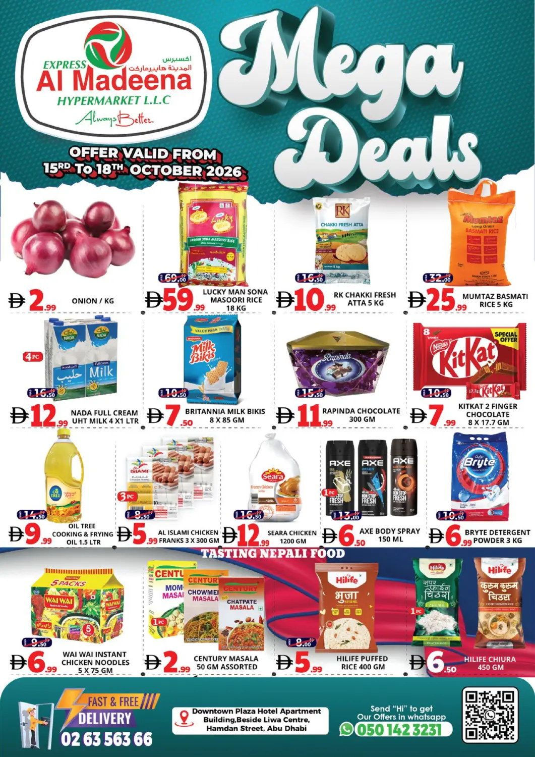 Bahrain EXPRESS AL MADEENA HYPERMARKET LLC offers in D4D Online. Hamdan Street- Abu Dhabi. . Till 18th October