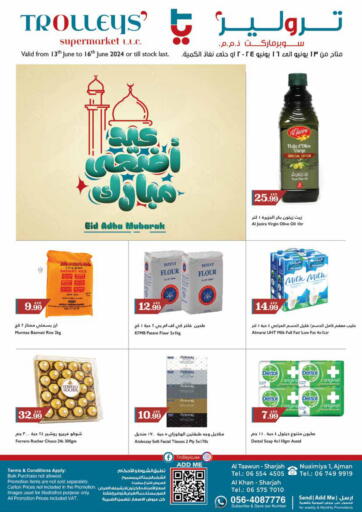 UAE - Sharjah / Ajman Trolleys Supermarket offers in D4D Online. Eid Al Adha Mubarak. . Till 16th June