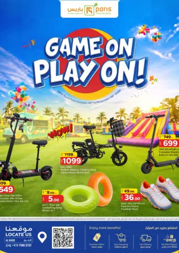 Game On Play On