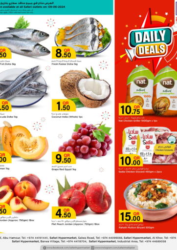 Qatar - Doha Safari Hypermarket offers in D4D Online. Daily Deals. . Only On 9th June