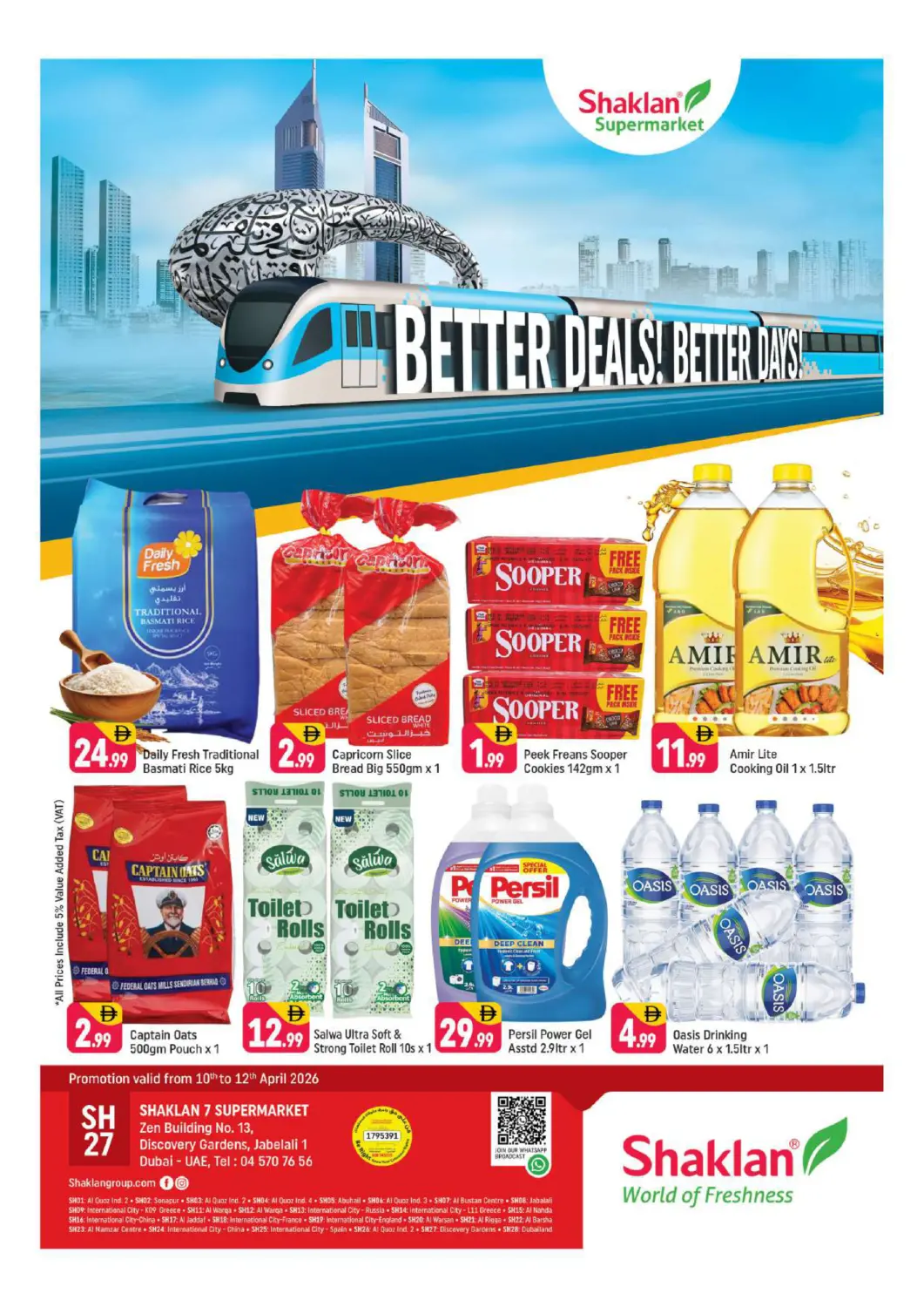 UAE - Dubai Shaklan  offers in D4D Online. Jebel Ali Ind Area1- Dubai. . Till 12th April
