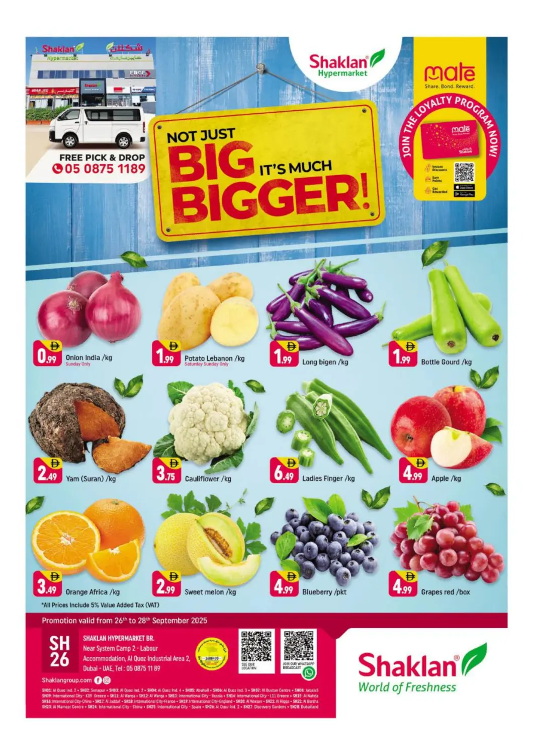 UAE - Dubai Shaklan  offers in D4D Online. Near System Camp 2 - Labour , Al quoz industrial area 2. . Till 28th September