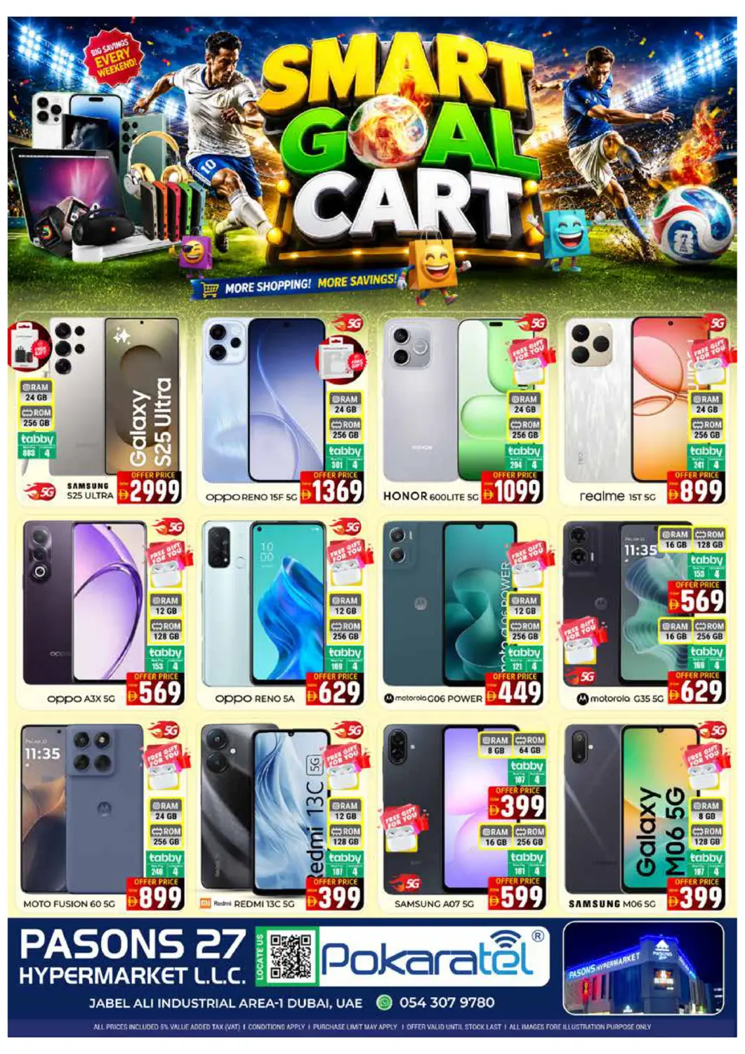 UAE - Dubai Pasons Hypermarket offers in D4D Online. Jebel Ali Ind Area-1, Dubai. . Till 5th July