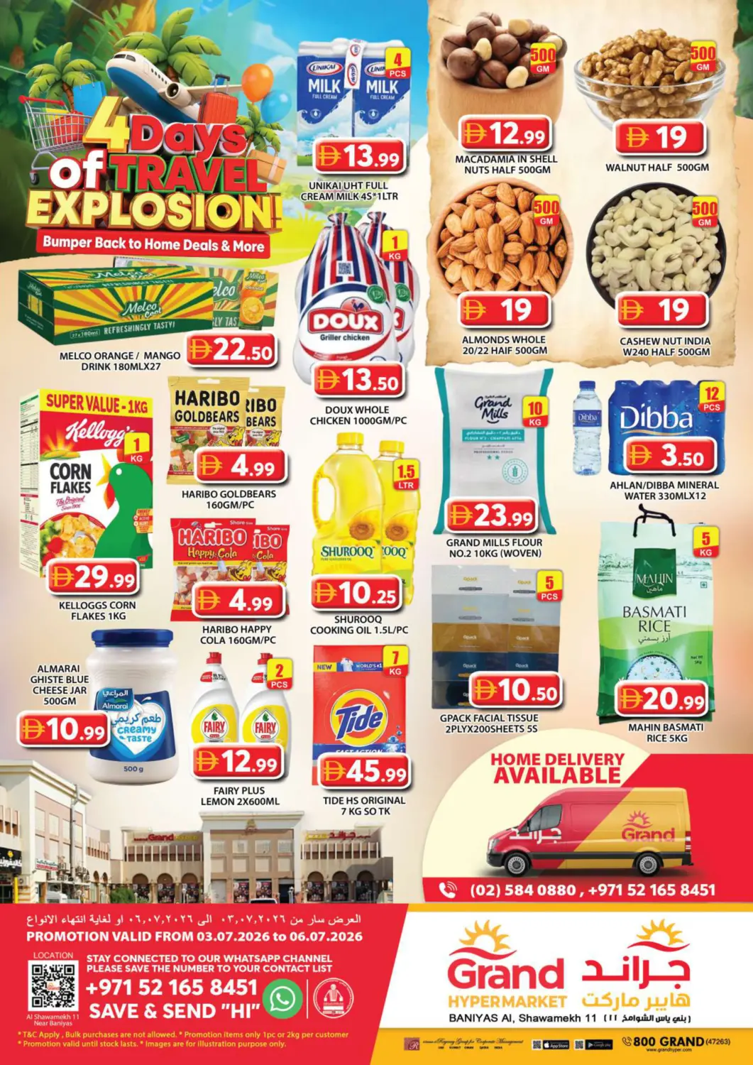 UAE - Abu Dhabi Grand Hyper Market offers in D4D Online. Baniyas-Abu Dhabi. . TIll 6th July