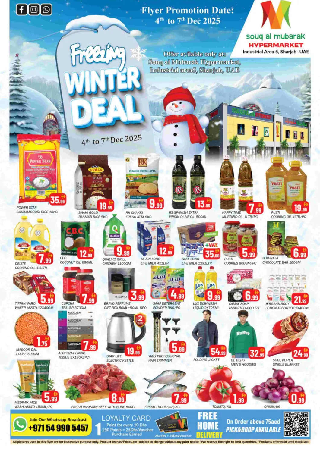 UAE - Sharjah / Ajman Souk Al Mubarak Hypermarket offers in D4D Online. Industrial Area, 5, Sharjah. . Till 7th December