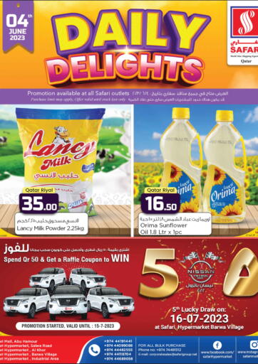 Qatar - Doha Safari Hypermarket offers in D4D Online. Daily Delights. . Only On 4th June