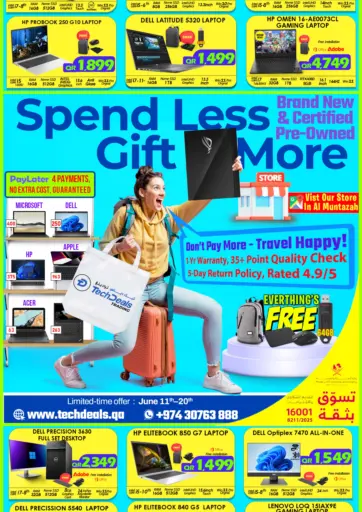 Tech Deals Trading - Spend Less Gift More in Qatar Offers - Qatar Spend Less Gift More
