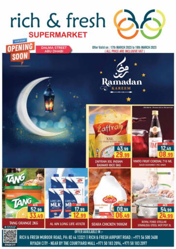 UAE - Abu Dhabi Rich & Fresh Supermarket offers in D4D Online. Ramadan Offer. . Till 19th March