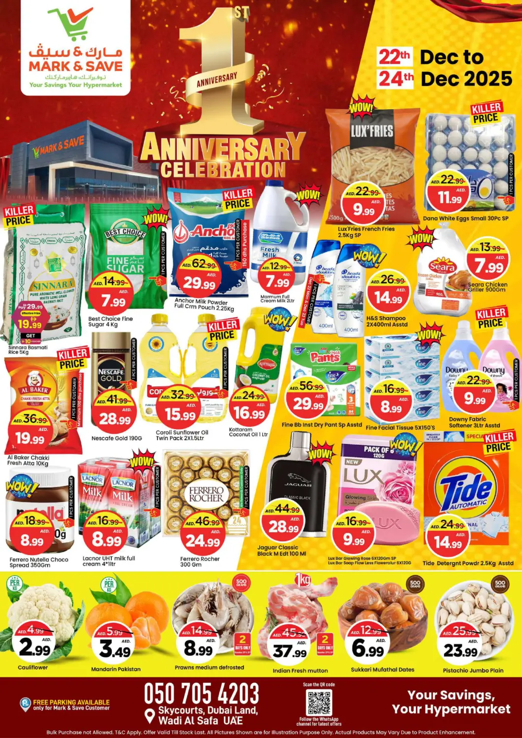 UAE - Dubai Mark & Save offers in D4D Online. Skycourts, Wadi Al Safa. . Till 24th December