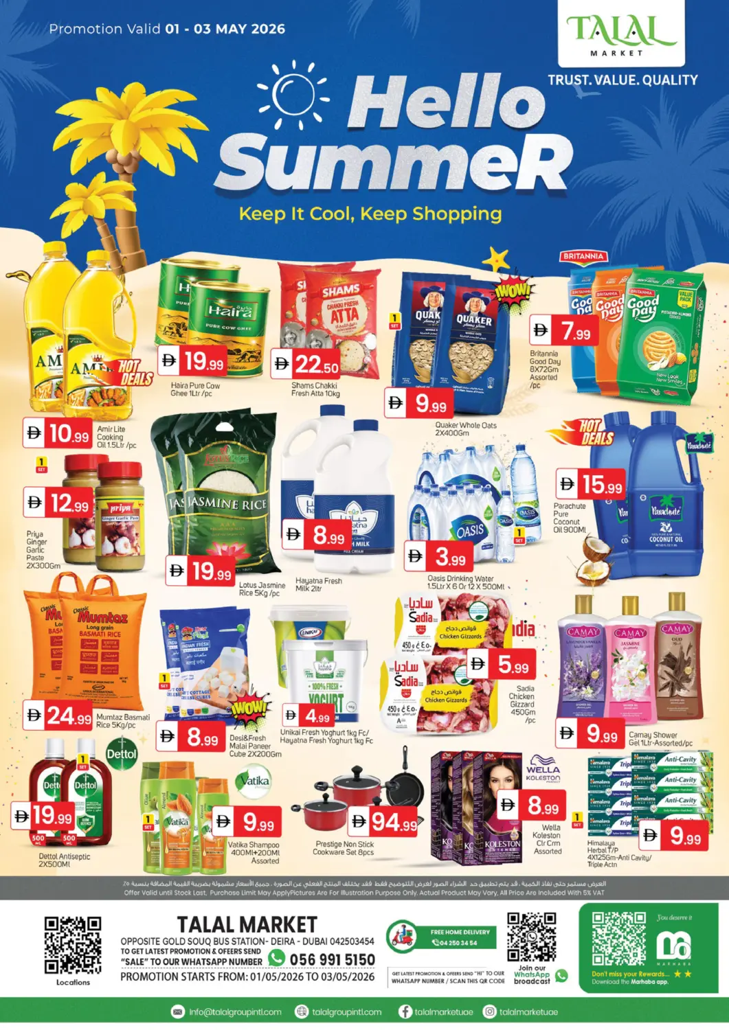 UAE - Dubai TALAL MARKET offers in D4D Online. Deira - Dubai. . Till 3rd May