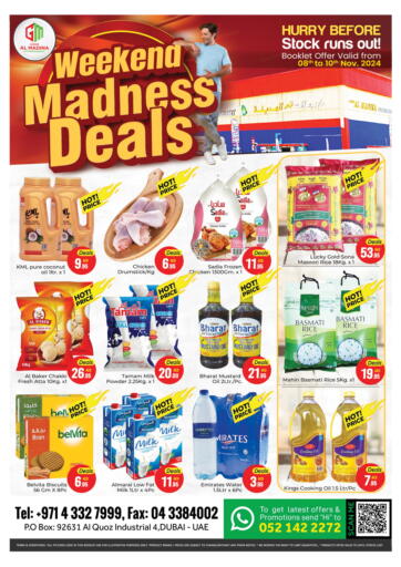 UAE - Dubai Azhar Al Madina Hypermarket offers in D4D Online. Al Quoz -  Ind area - 4, Dubai. . Till 10th November