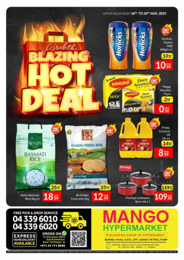 UAE - Dubai Mango Hypermarket LLC offers in D4D Online. Blazing Hot Deal @Al Quoz-Dubai. . Till 20th August