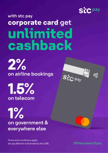 With Stc Pay Corporate Card Get Unlimited Cashback