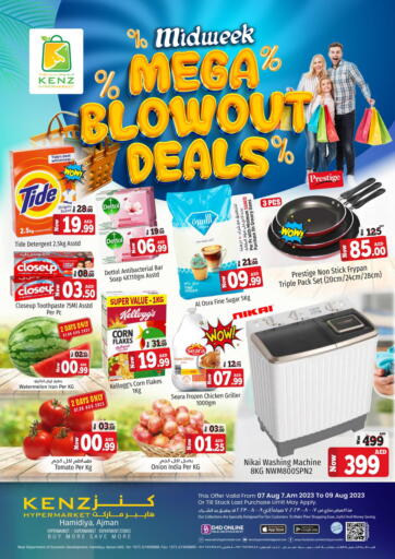 UAE - Sharjah / Ajman Kenz Hypermarket offers in D4D Online. Mega Blowout Deals. . Till 9th August
