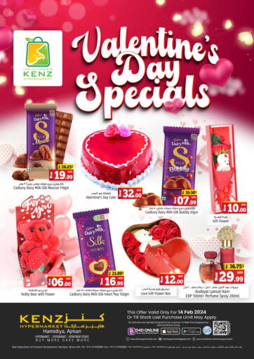 UAE - Sharjah / Ajman Kenz Hypermarket offers in D4D Online. Valentine's Day Special. . Only On 14th February