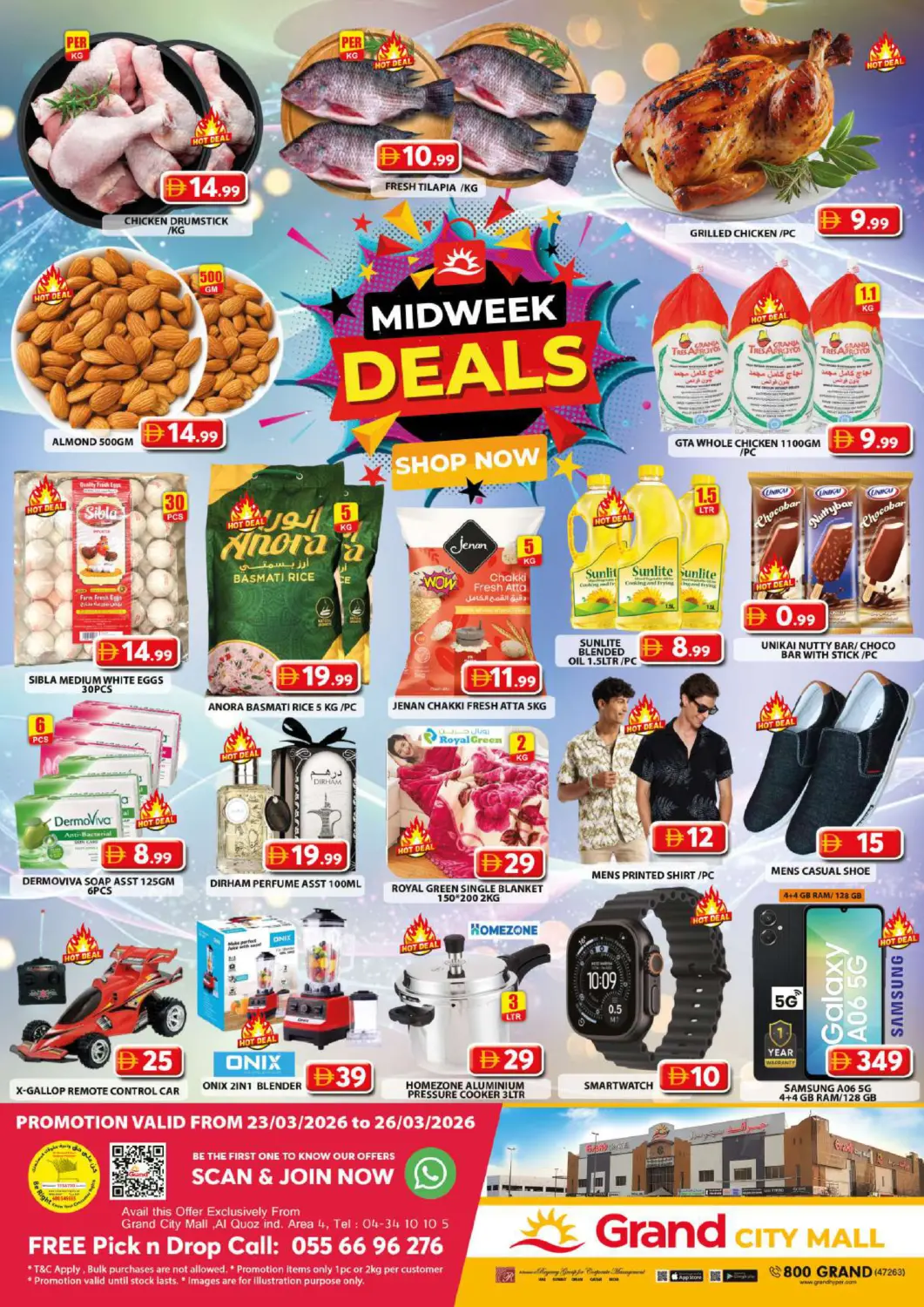UAE - Dubai Grand Hyper Market offers in D4D Online. Grand City Mall,Dubai. . Till 26th March
