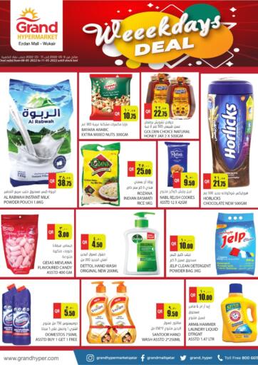 Qatar - Doha Grand Hypermarket offers in D4D Online. Weekdays Deal. . Till 11th May