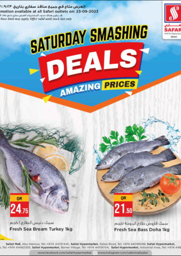 Qatar - Al Rayyan Safari Hypermarket offers in D4D Online. Saturday Smashing Deals. . Only On 23rd September