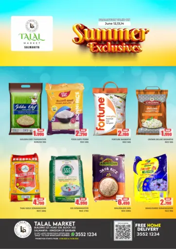 Talal Markets - Summer Exclusives@ Salmaniya in Bahrain Summer Exclusives@ Salmaniya
