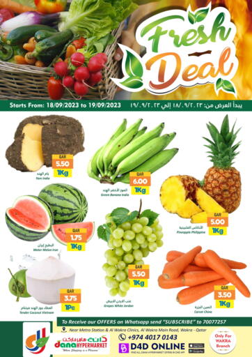 Qatar - Al Wakra Dana Hypermarket offers in D4D Online. Fresh Deal. . Till 19th September