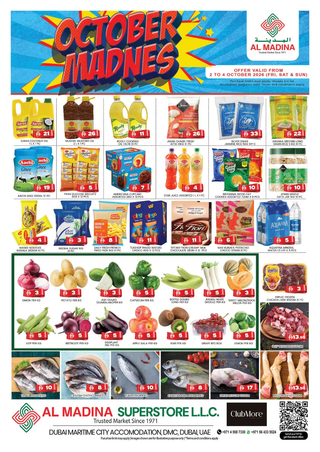 UAE - Dubai AL MADINA (Dubai) offers in D4D Online. Dubai Maritime City. . Till 4th October