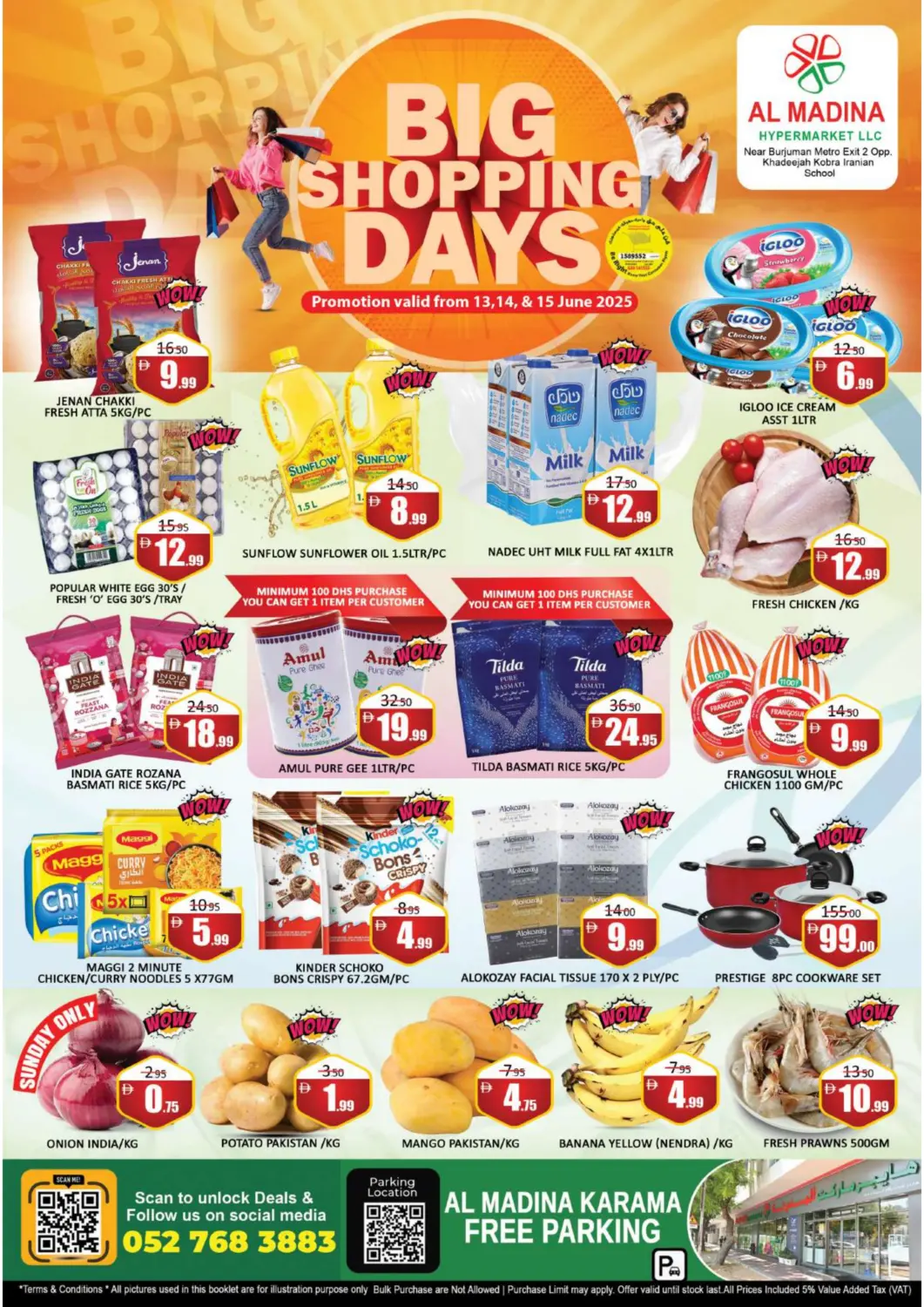 UAE - Dubai Al Madina  offers in D4D Online. Rafa Al Madina Hypermarket- Karama. . Till 15th June