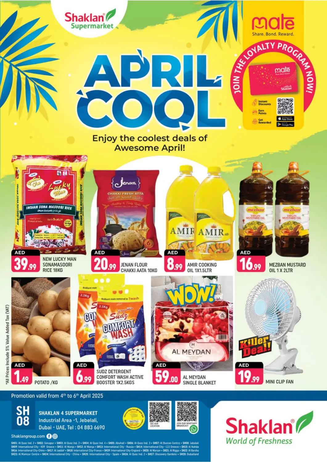 UAE - Dubai Shaklan  offers in D4D Online. Jebel Ali, Area 1-Dubai. . Till 6th April