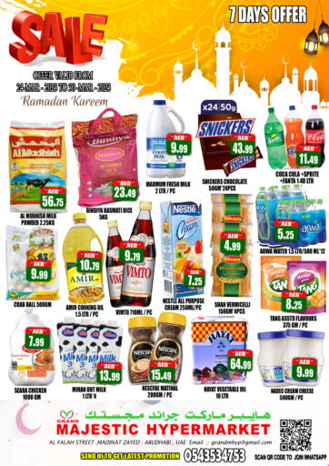 UAE - Abu Dhabi Grand Majestic Hypermarket offers in D4D Online. Ramadan Sale. . Till 30th March
