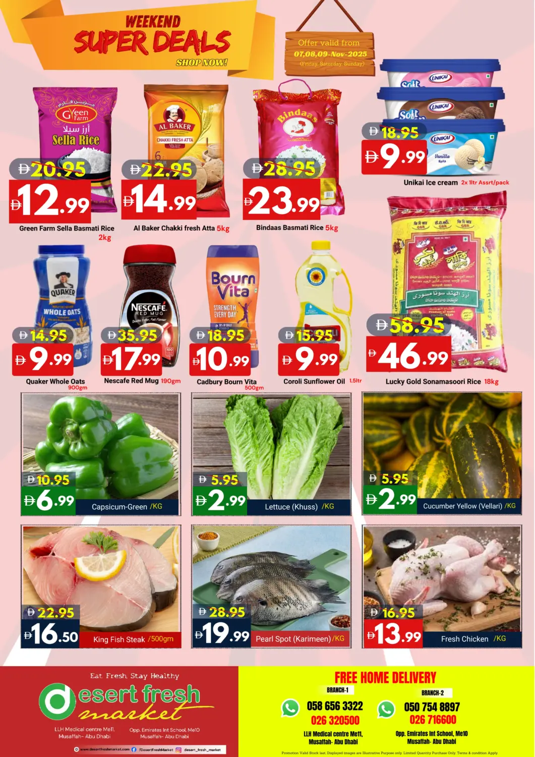 عروض ديزرت فريش ماركت الإمارات العربية المتحدة , الامارات - أبو ظبي في دي٤دي أونلاين. تنزيلات كبرى. . حتى ٩ نوفمبر