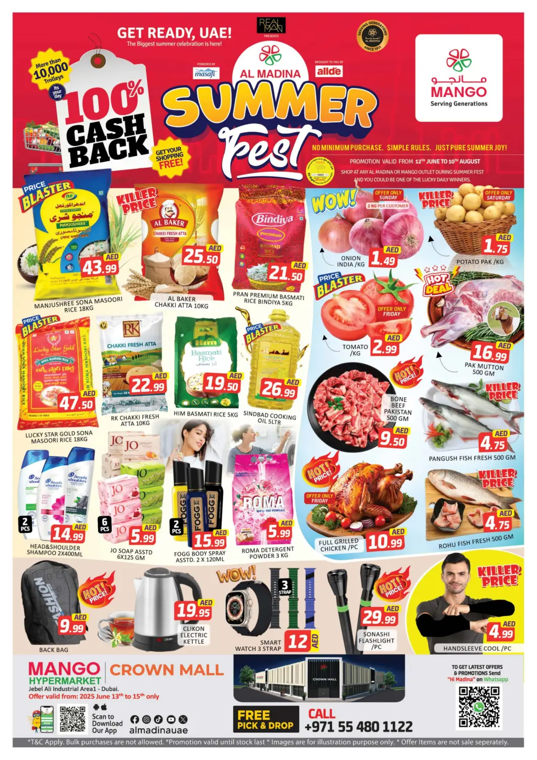 UAE - Dubai Mango Hypermarket LLC offers in D4D Online. Crown Mall, Jebel Ali - Dubai. . Till 15th June