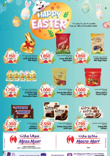 Bahrain MegaMart & Macro Mart  offers in D4D Online. Happy Easter. . Till 31st March