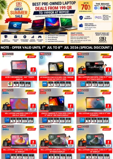 Best Pre Owned Laptop Deals From 199QR