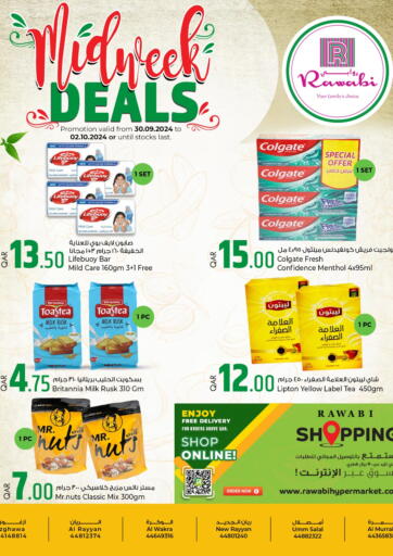 Qatar - Al Khor Rawabi Hypermarkets offers in D4D Online. Midweek Deals. . Till 2nd October