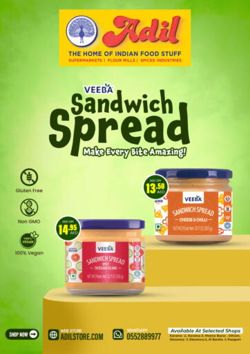 UAE - Sharjah / Ajman Adil Supermarket offers in D4D Online. Sandwich Spread. . Till 5th June
