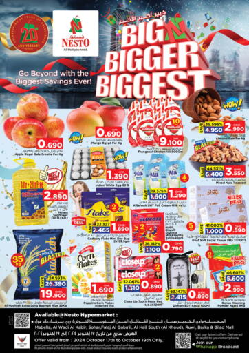 Oman - Muscat Nesto Hyper Market   offers in D4D Online. Big Bigger Biggest. . Till 19th October