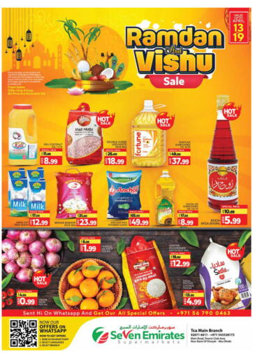 UAE - Abu Dhabi Seven Emirates Supermarket offers in D4D Online. Ramadan & Vishu Sale - TCA. . Till 19th April