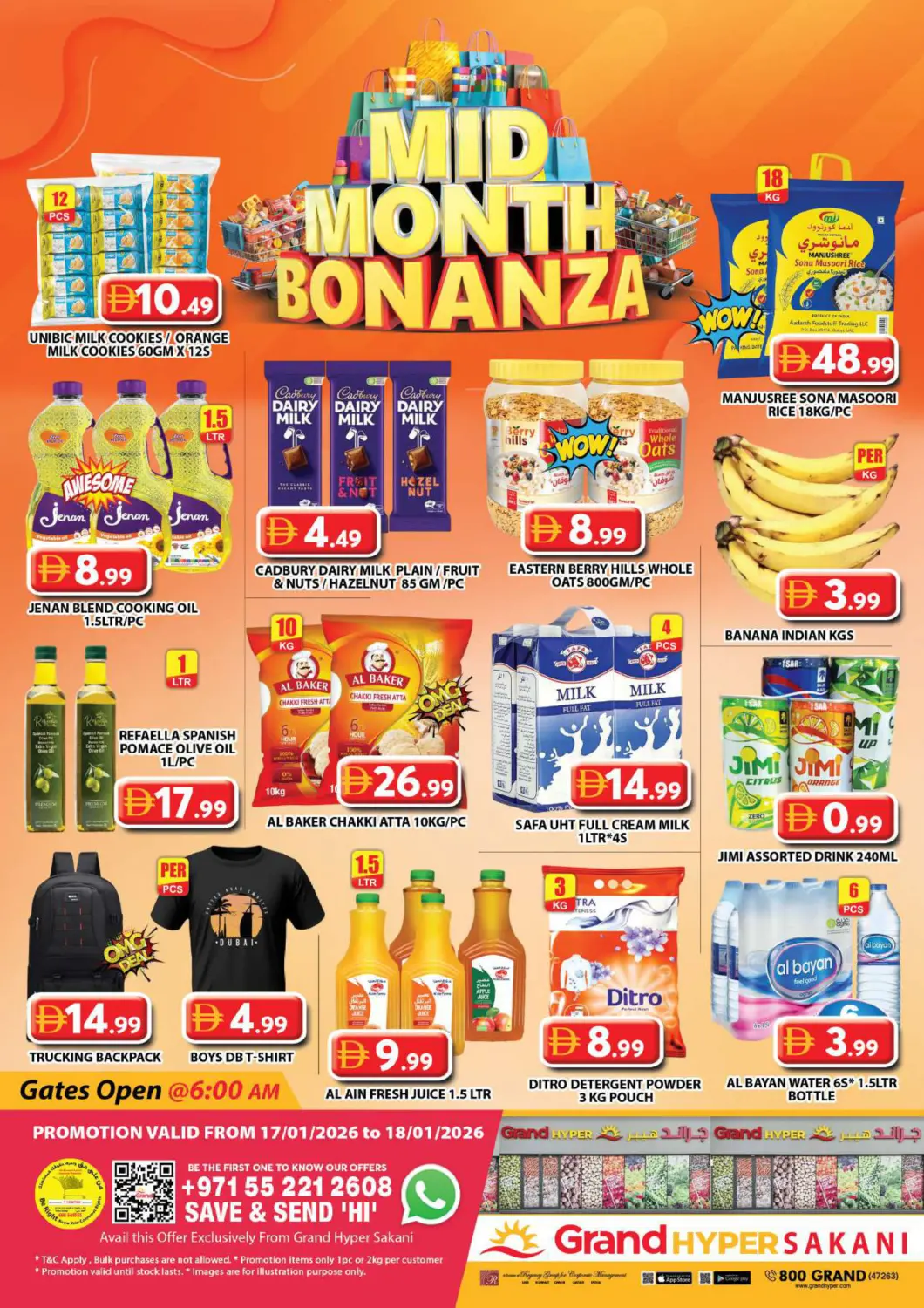 UAE - Dubai Grand Hyper Market offers in D4D Online. Grand Hyper Sakani. . Till 18th January