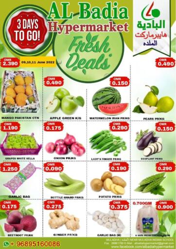 Oman - Salalah AL Badia Hypermarket offers in D4D Online. Fresh Deals. . Till 11th June