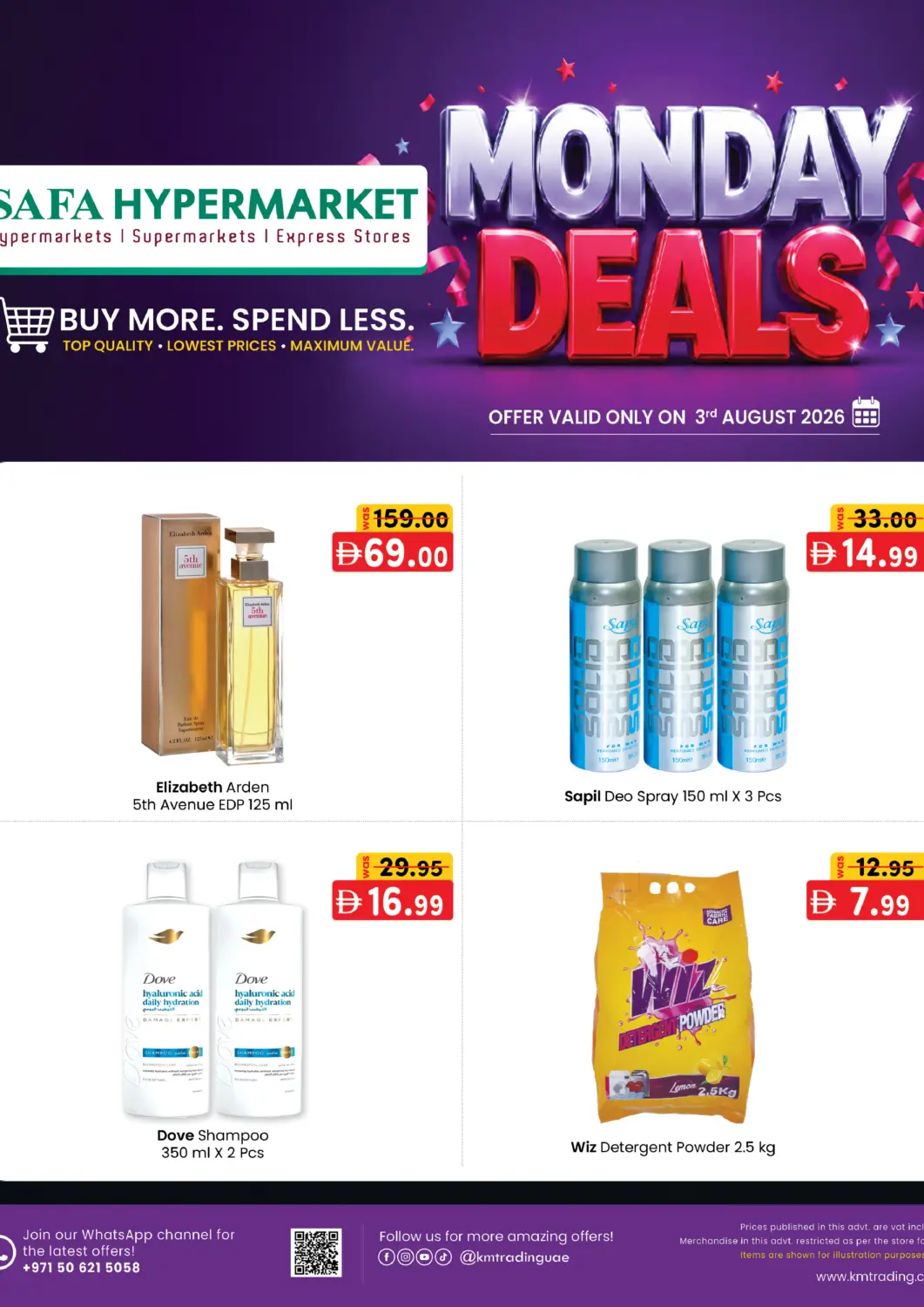 UAE - Abu Dhabi Safa Express Supermarket offers in D4D Online. Monday Deals. . Only On 3rd August