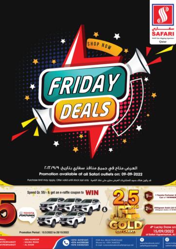 Qatar - Al Rayyan Safari Hypermarket offers in D4D Online. Friday Deals. . Only On 09th September