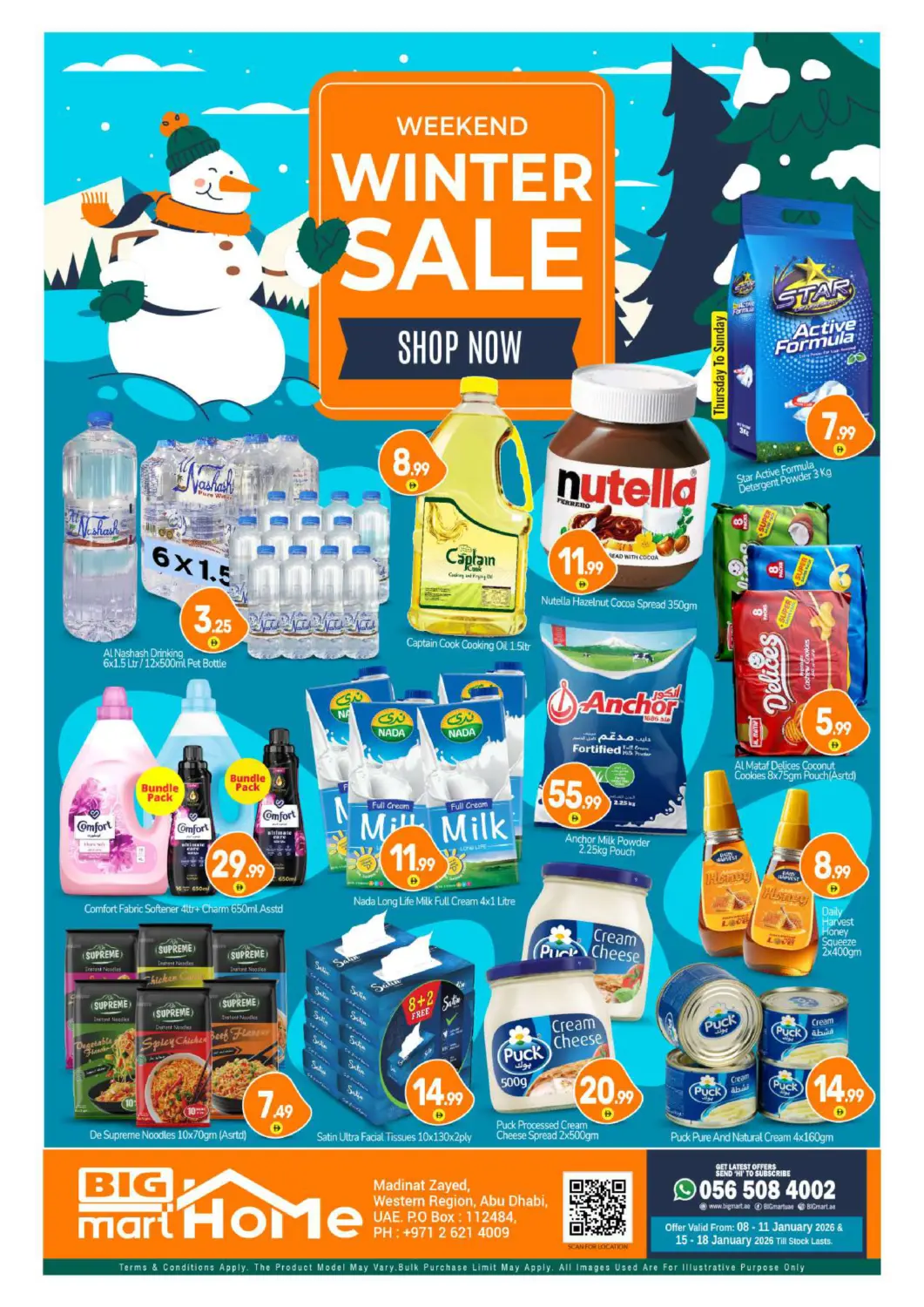 UAE - Abu Dhabi BIGmart offers in D4D Online. Madinat Zayed ,Abu Dhabi. . Till 11th January