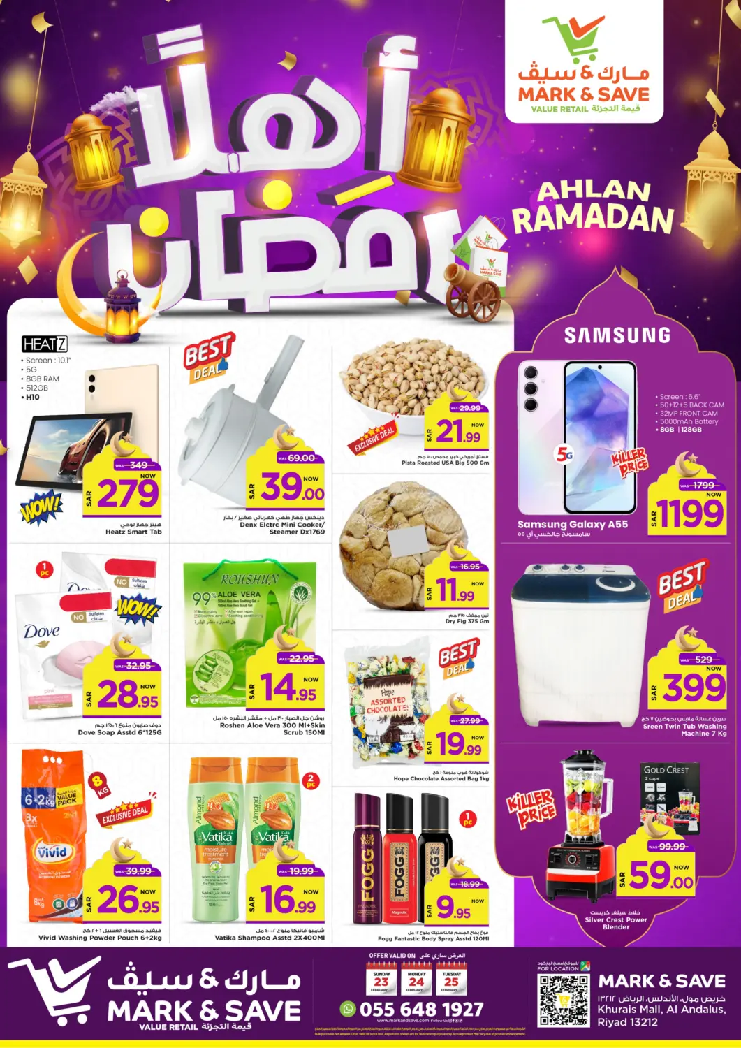 KSA, Saudi Arabia, Saudi - Al Khobar Mark & Save offers in D4D Online. Ahlan Ramadan. . Till 25th February