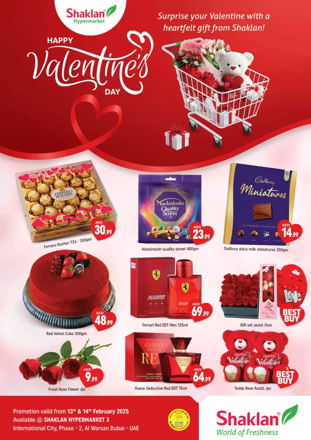 UAE - Dubai Shaklan  offers in D4D Online. IC Phase 2, Warsan 4, Duabi. . Till 14th February