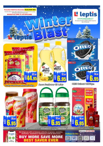 UAE - Ras al Khaimah Leptis Hypermarket  offers in D4D Online. Winter Blast. . Till 8th December