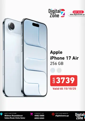 Digital Zone Trading - Apple iPhone 17 Air in Qatar Offers - Qatar Apple iPhone 17 Air