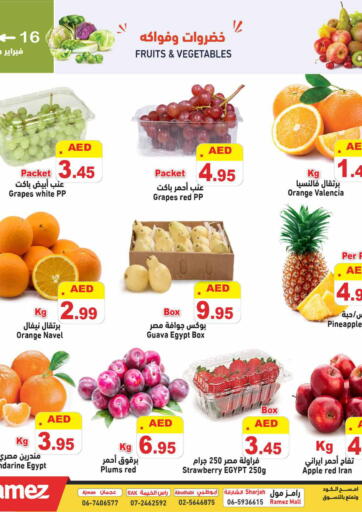 UAE - Sharjah / Ajman Aswaq Ramez offers in D4D Online. Fruits And Vegetable. . Till 19th February